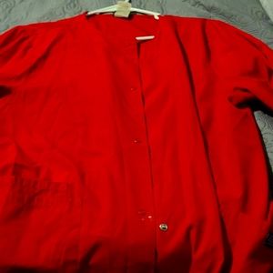 Red Scrub Jacket